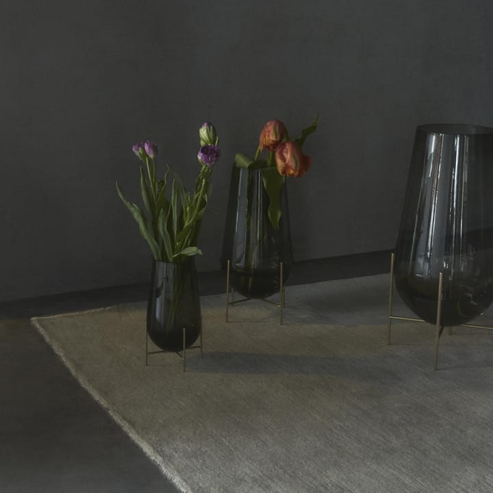 Échasse medium vase, røykfarget glass Audo Copenhagen