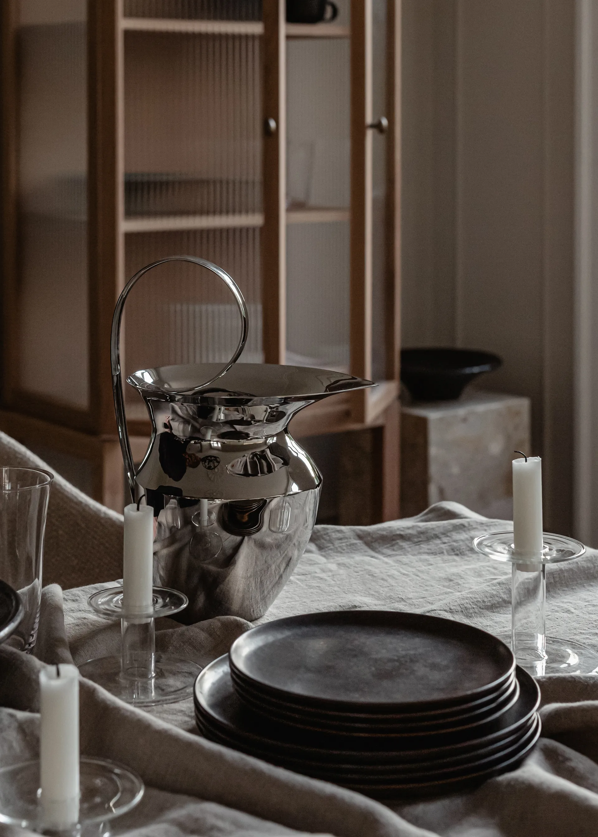 Etruscan kanne 30 cm, Rustfritt stål Audo Copenhagen