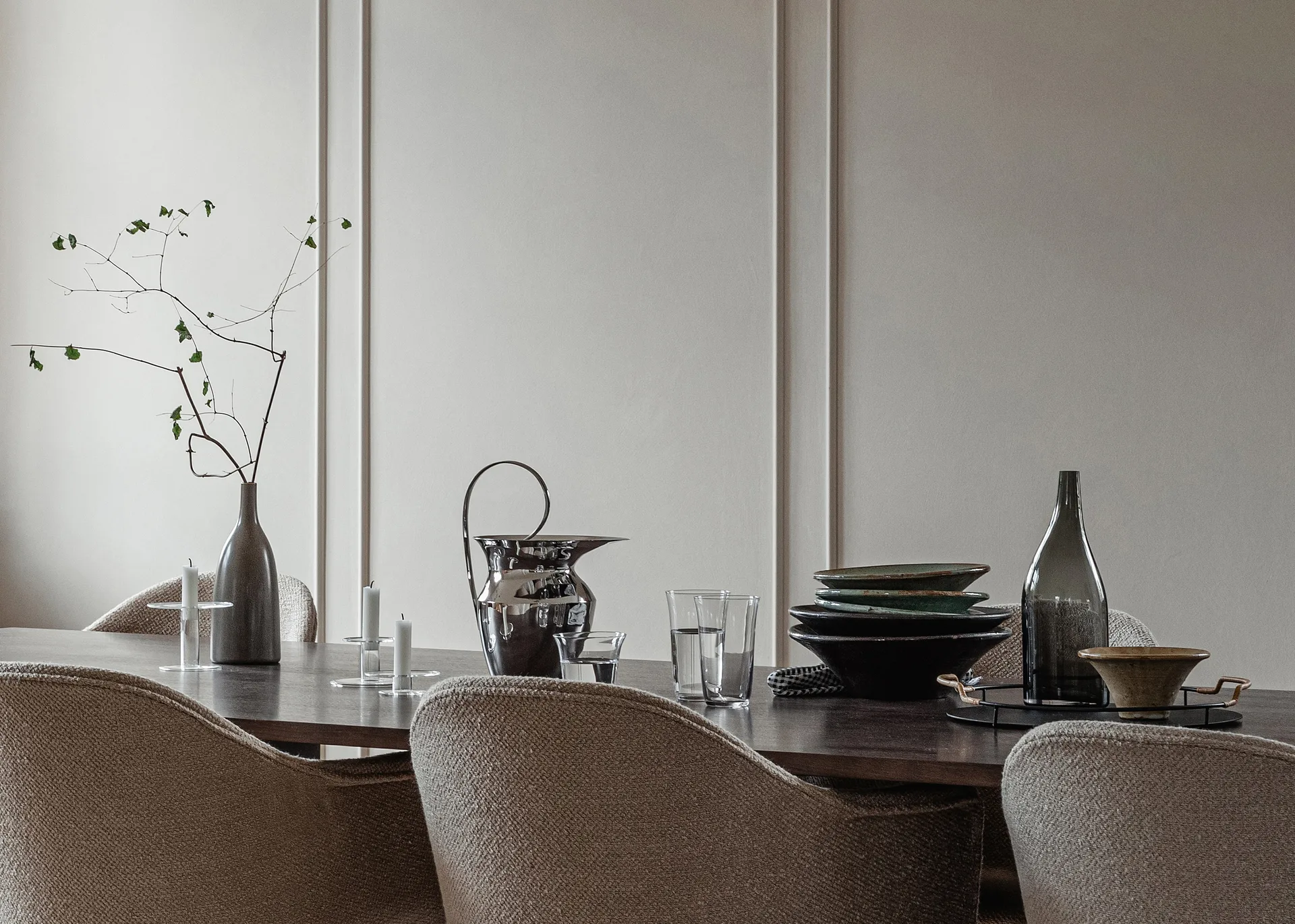 Etruscan kanne 30 cm, Rustfritt stål Audo Copenhagen