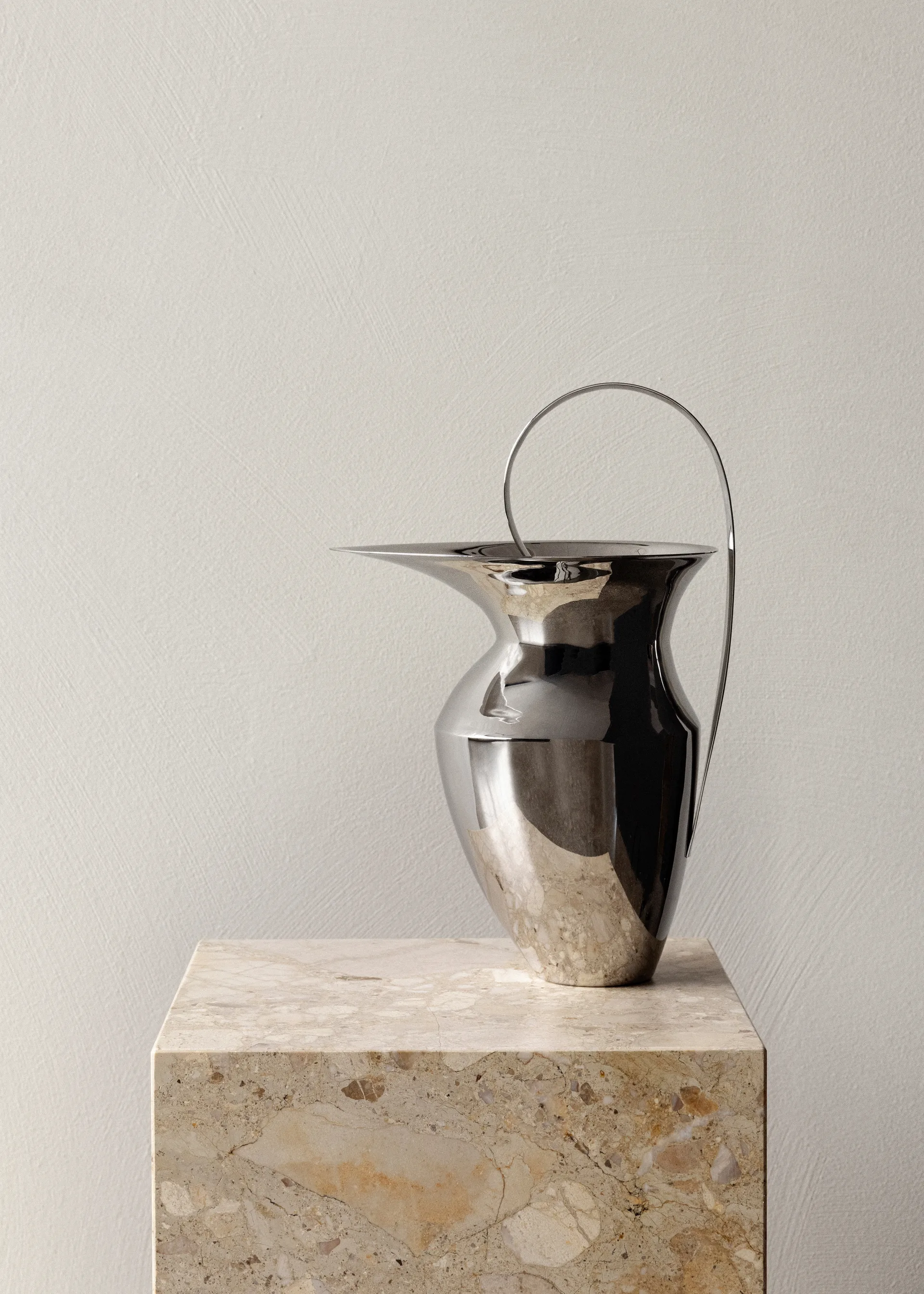 Etruscan kanne 33 cm, Rustfritt stål Audo Copenhagen