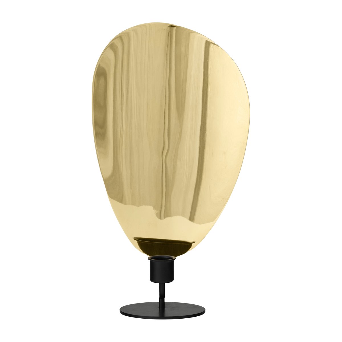 Audo Copenhagen Flambeau lysestake 30 cm Black-polished brass