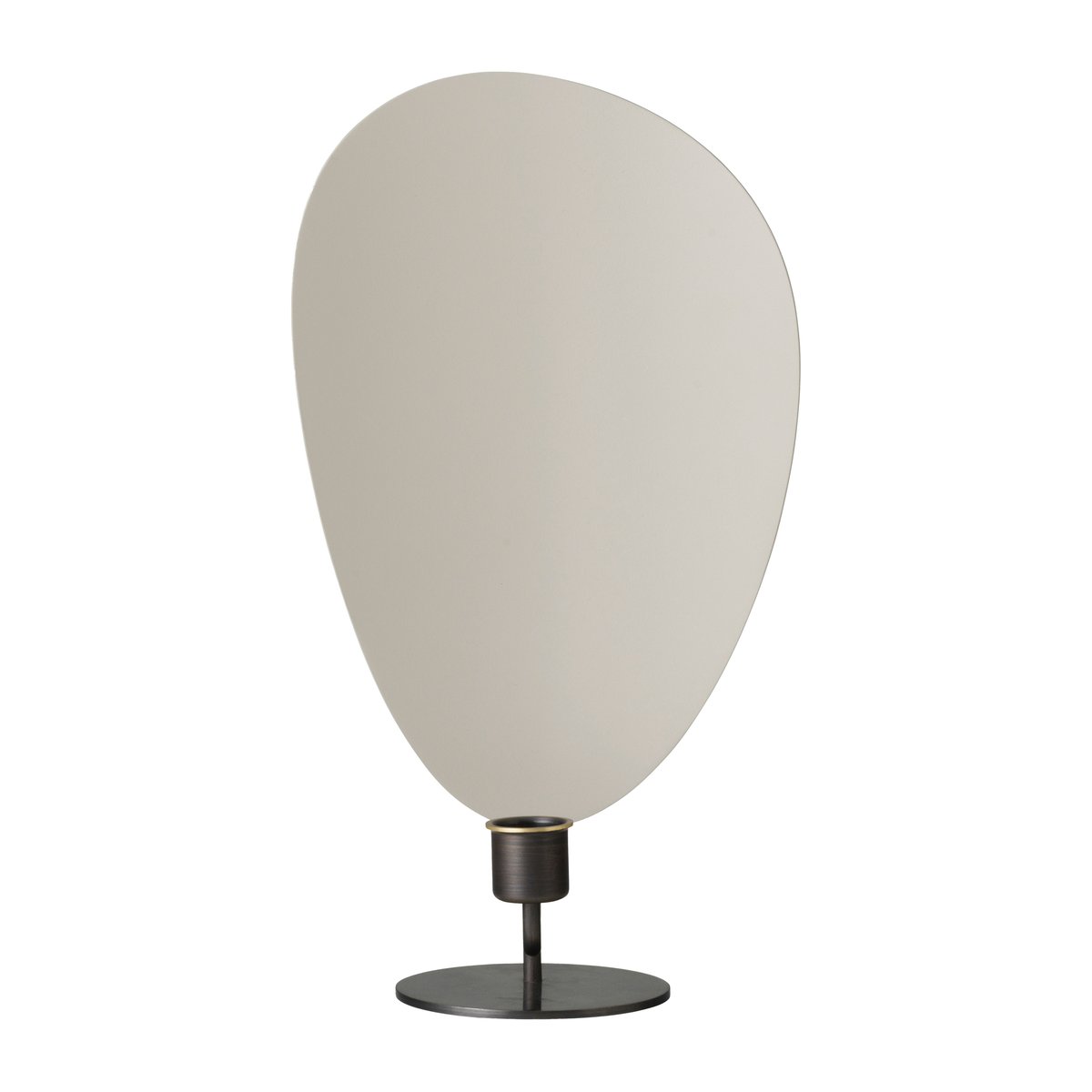 Audo Copenhagen Flambeau lysestake 30 cm Bronzed brass-grey