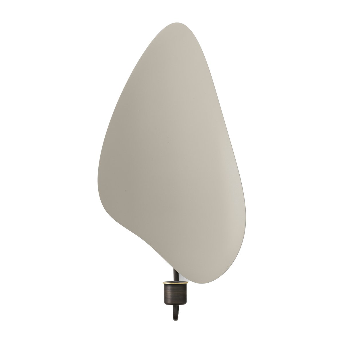 Audo Copenhagen Flambeau lysestake vegg 34 cm Bronzed brass-grey