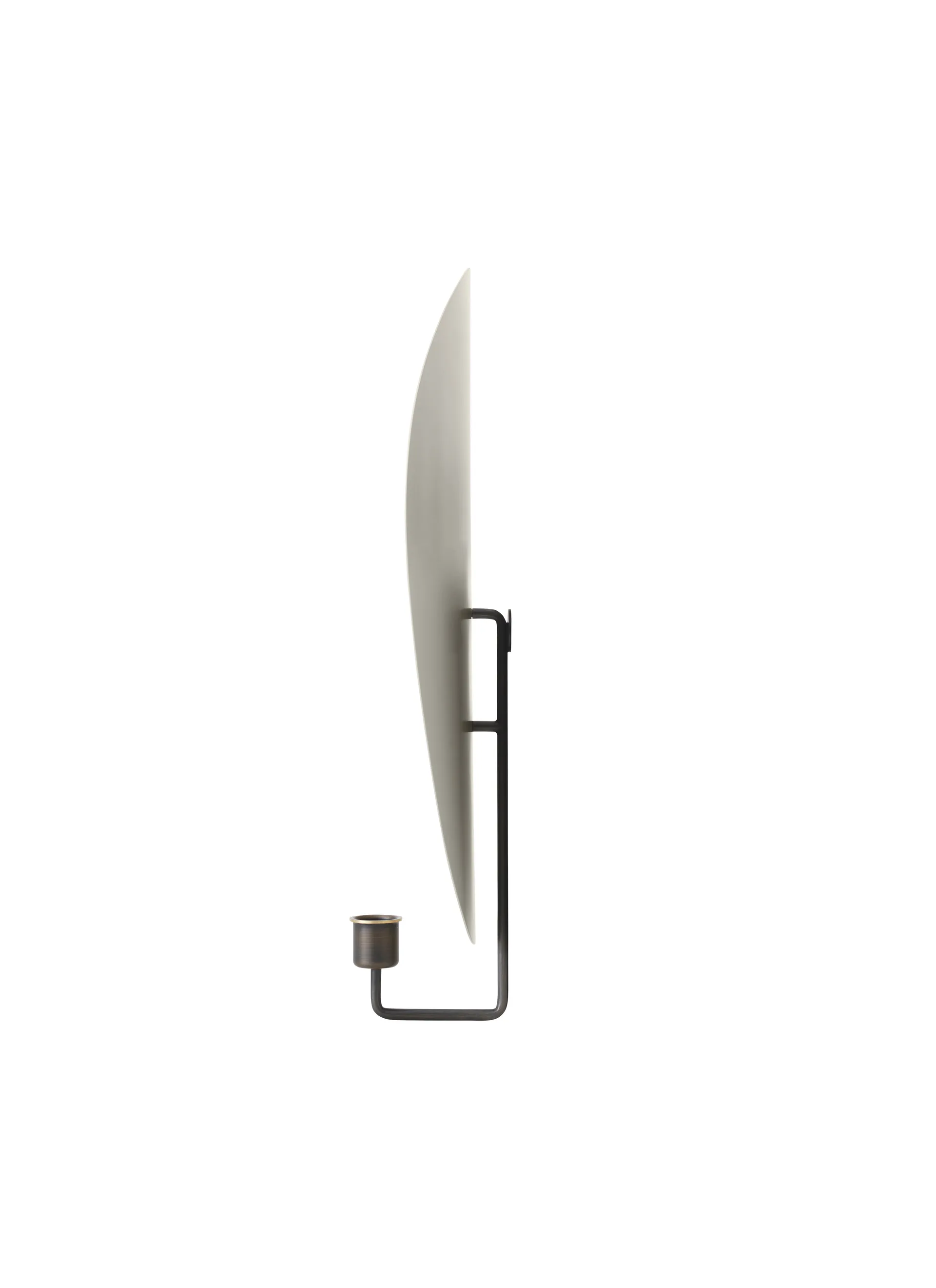 Flambeau lysestake vegg 40 cm, Bronzed brass-grey Audo Copenhagen