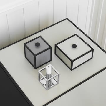 Frame 14 kube med lokk - Lysegrå - Audo Copenhagen