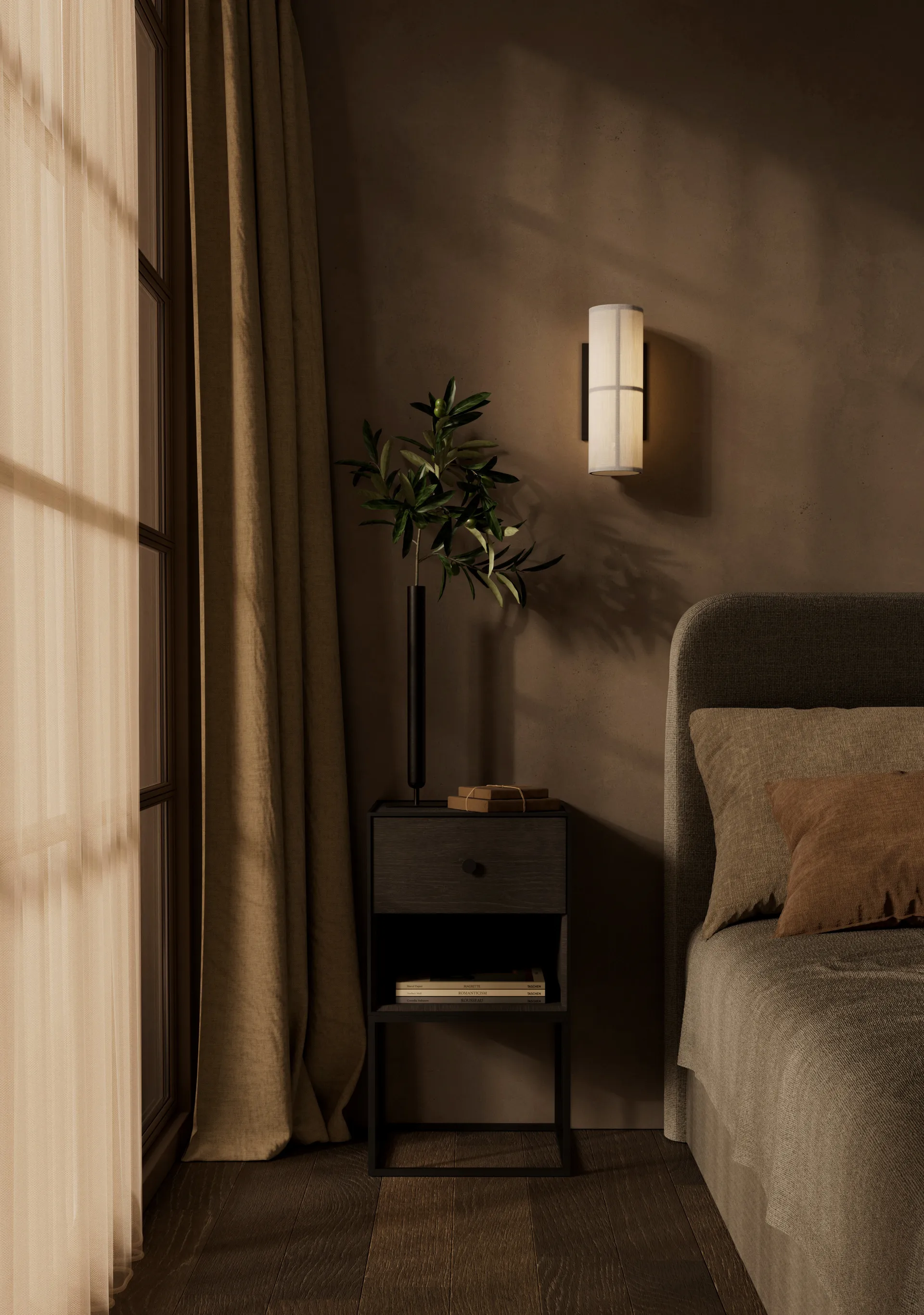 Frame 35 sidebord, Røkt eik Audo Copenhagen