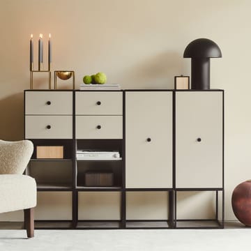Frame 70 oppbevaring - light grey, 2 skuffer, 1 hylleplate - Audo Copenhagen