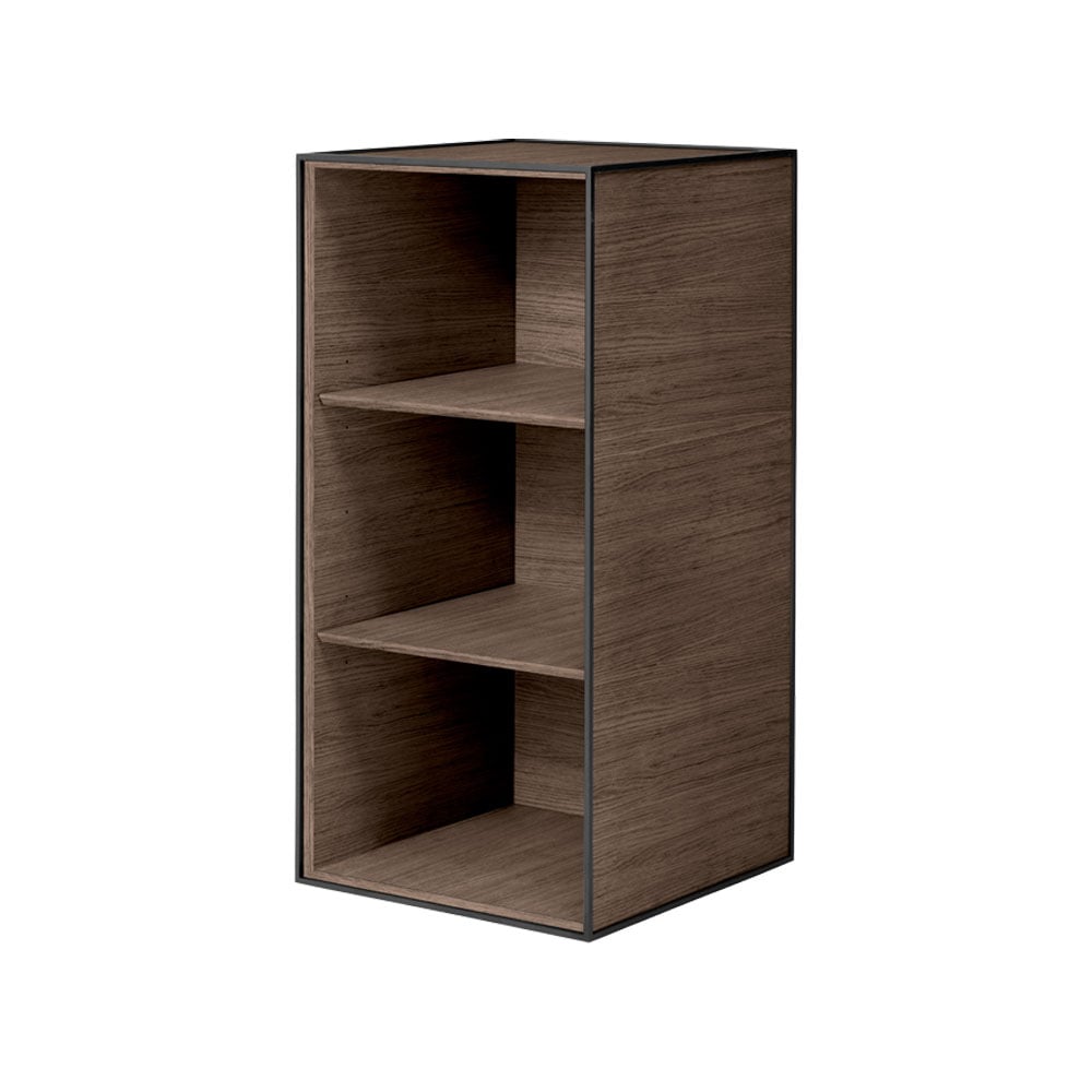 Audo Copenhagen Frame 70 oppbevaring smoked oak, 2 hylleplater