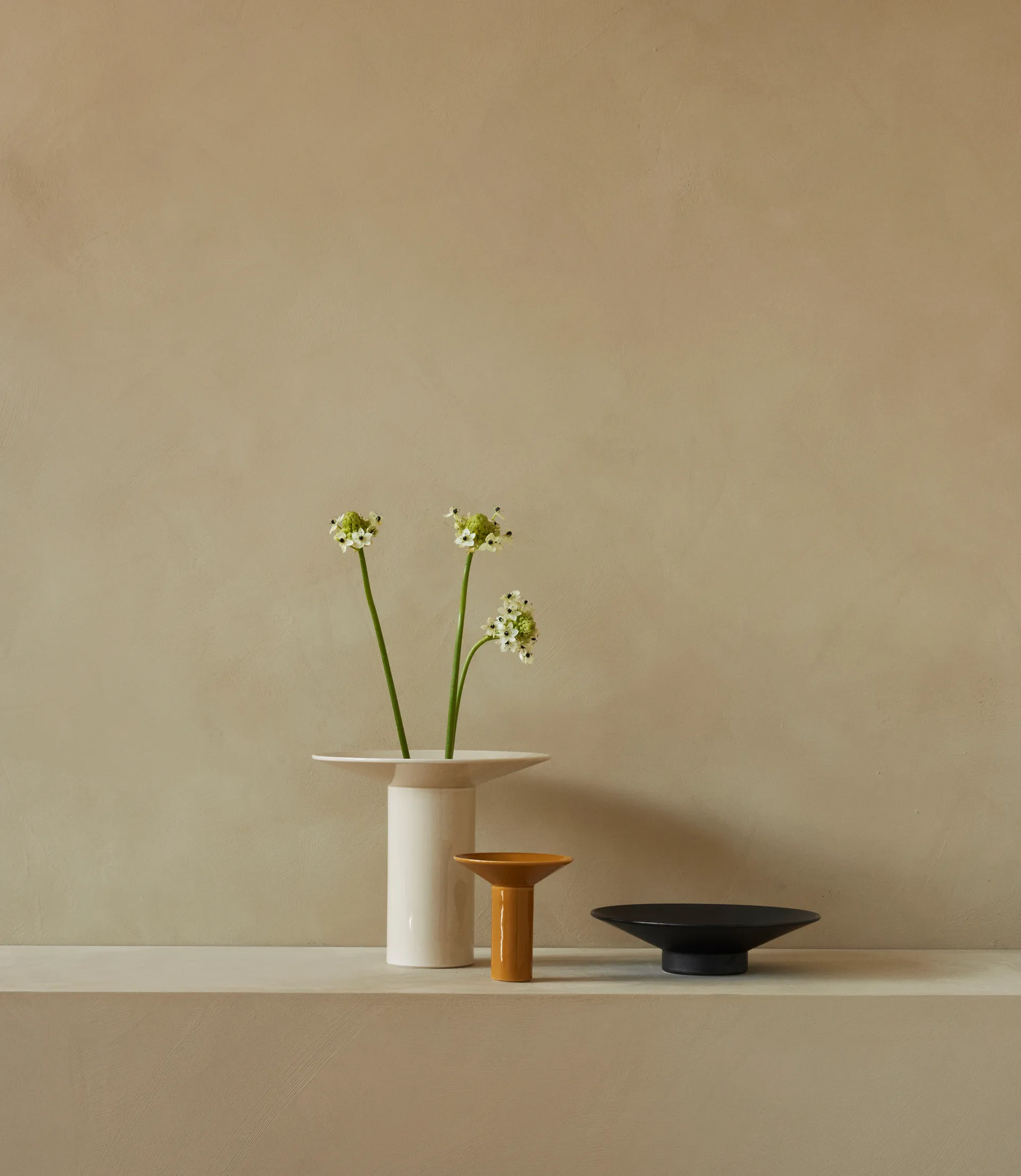 Hana vase Ø 14 x 14,5 cm, Ochre Audo Copenhagen