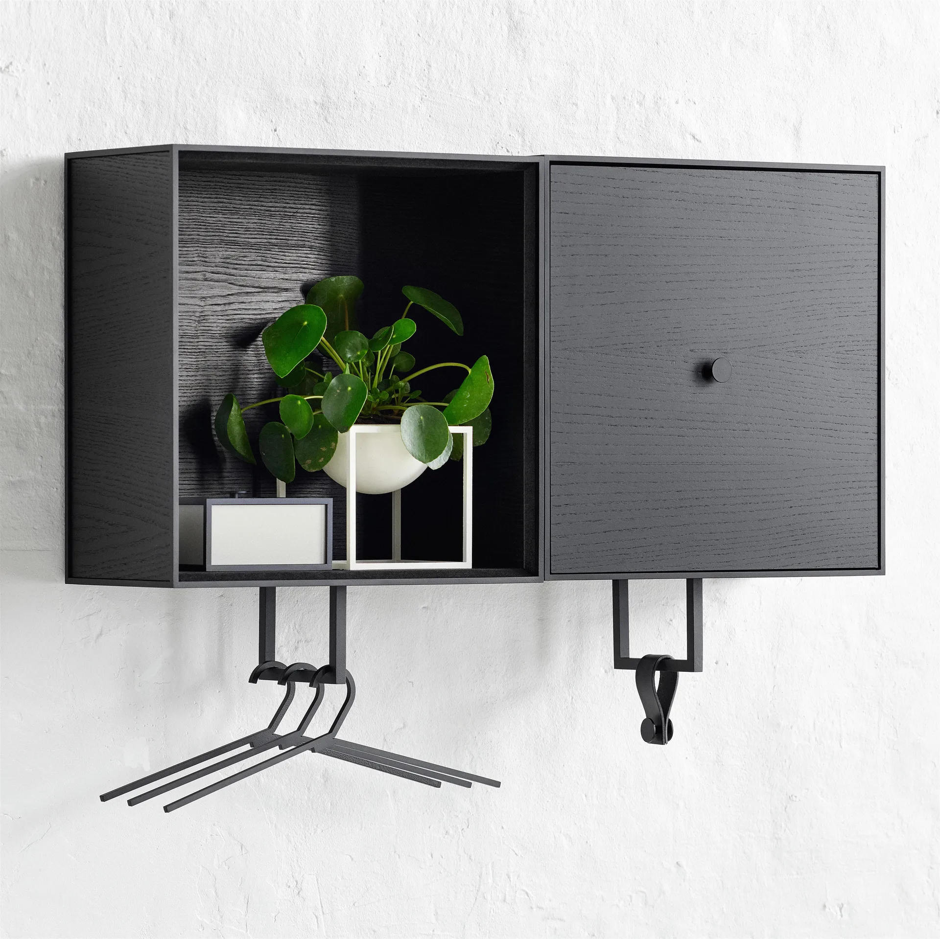 Hangar galge 3-pakn, svart Audo Copenhagen