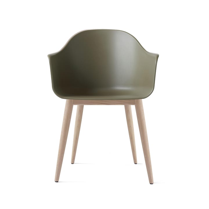 Harbour chair stol armlene, eikebein - olive - Audo Copenhagen