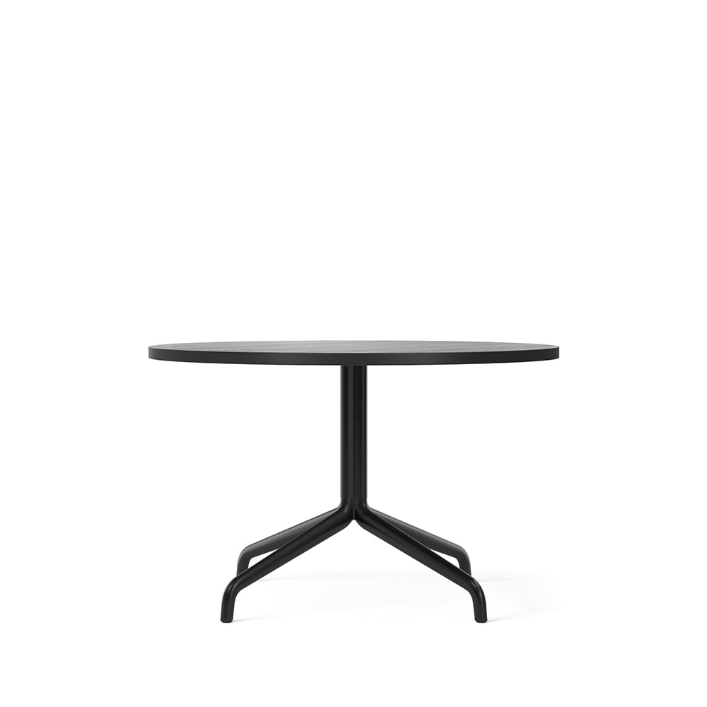 Bilde av Audo Copenhagen Harbour Column loungebord oak black sort stålstativ