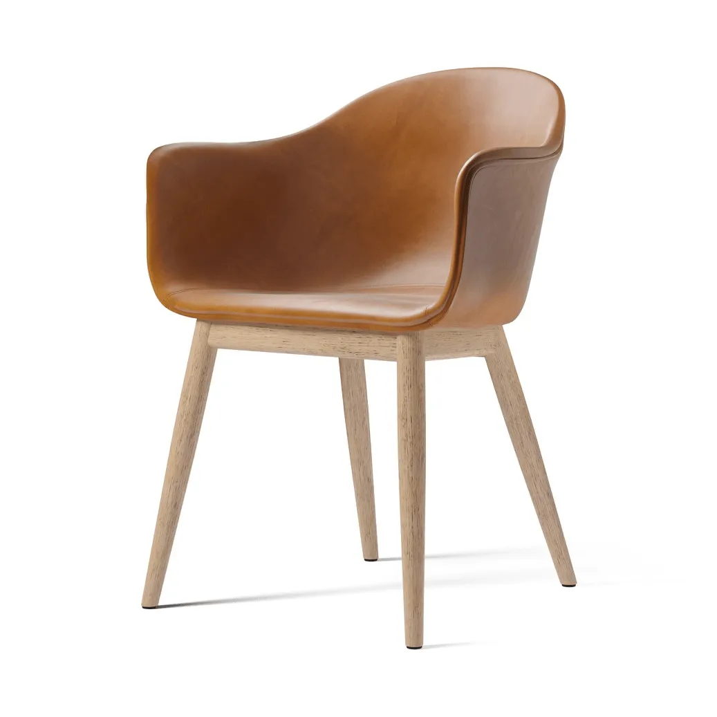 Harbour Dining Chair fullt polstret, Aida 0250-naturlig eik Audo Copenhagen