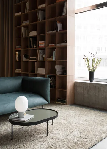 JWDA bordlampe - Betong- messing, Small - Audo Copenhagen