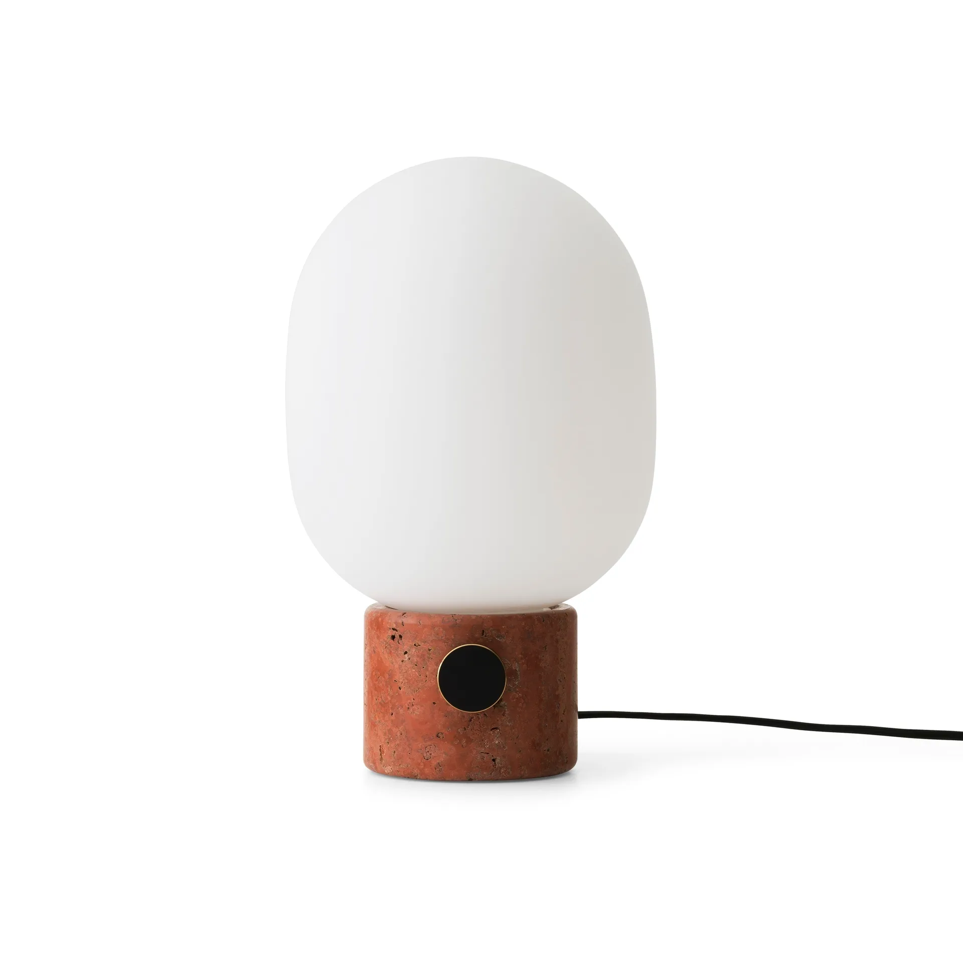 JWDA bordlampe, Red travertine, Large Audo Copenhagen