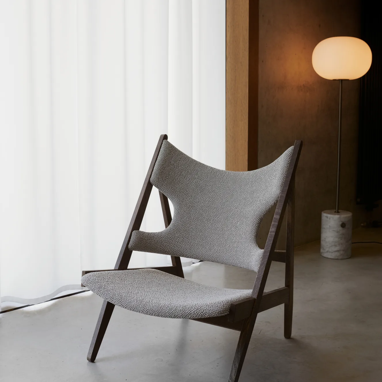 JWDA gulvlampe, Marmor-bronsert messing Audo Copenhagen