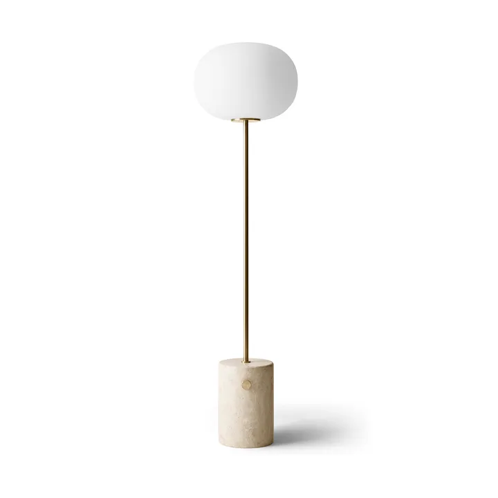 JWDA gulvlampe - Travertin-børstet messing, 130 cm - Audo Copenhagen