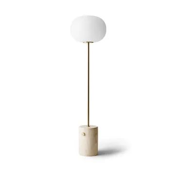 JWDA gulvlampe - Travertin-børstet messing, 130 cm - Audo Copenhagen