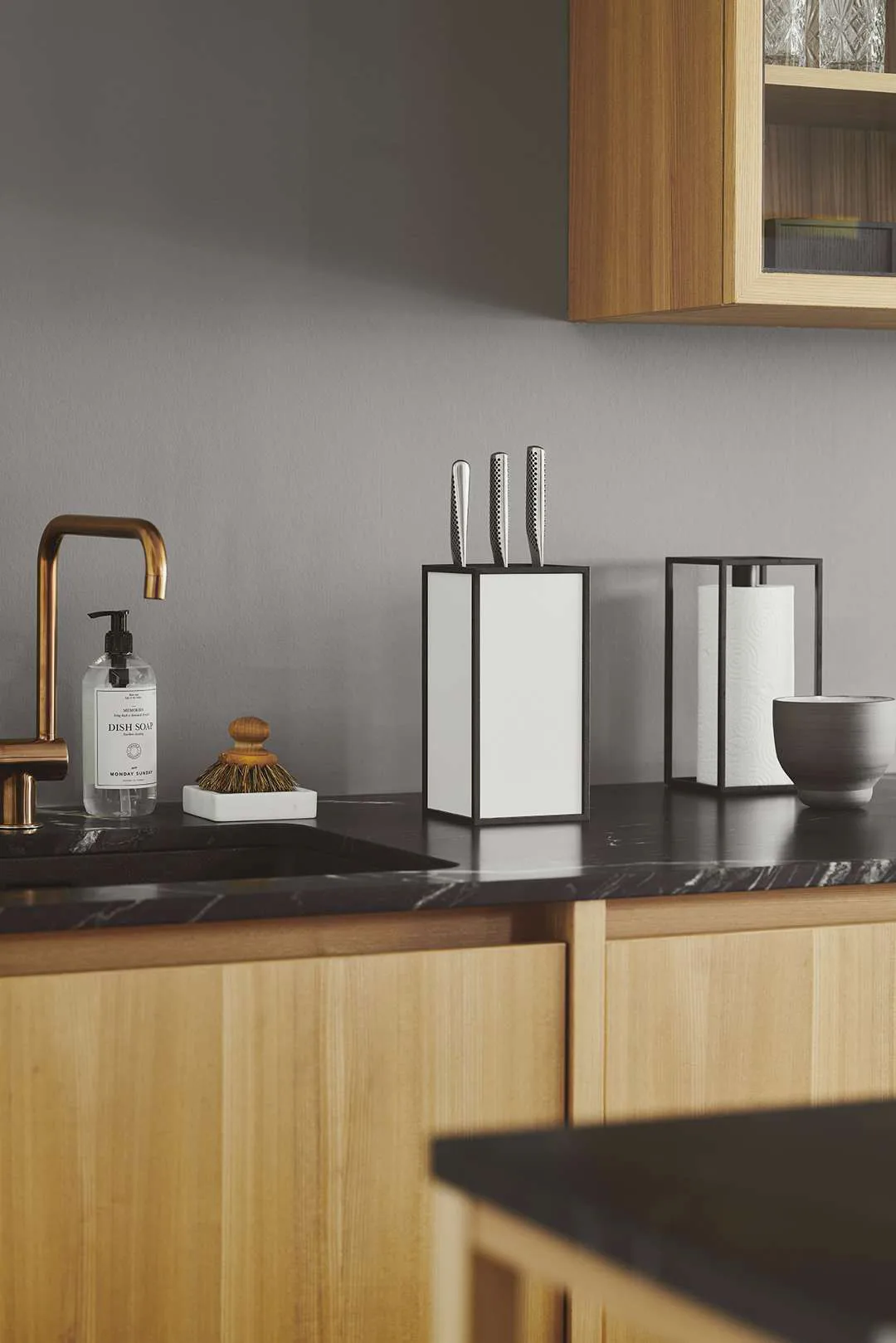 K'Block knivblokk, White Audo Copenhagen