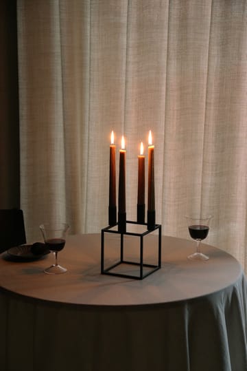 Kubus 4 lysestake - svart - Audo Copenhagen