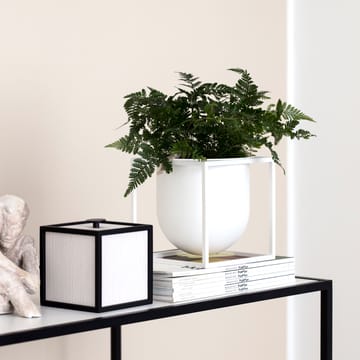 Kubus blomsterpotte 14 cm - Hvit - Audo Copenhagen