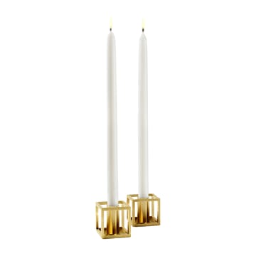 Kubus Micro lysestake 2-stk. - Messing - Audo Copenhagen