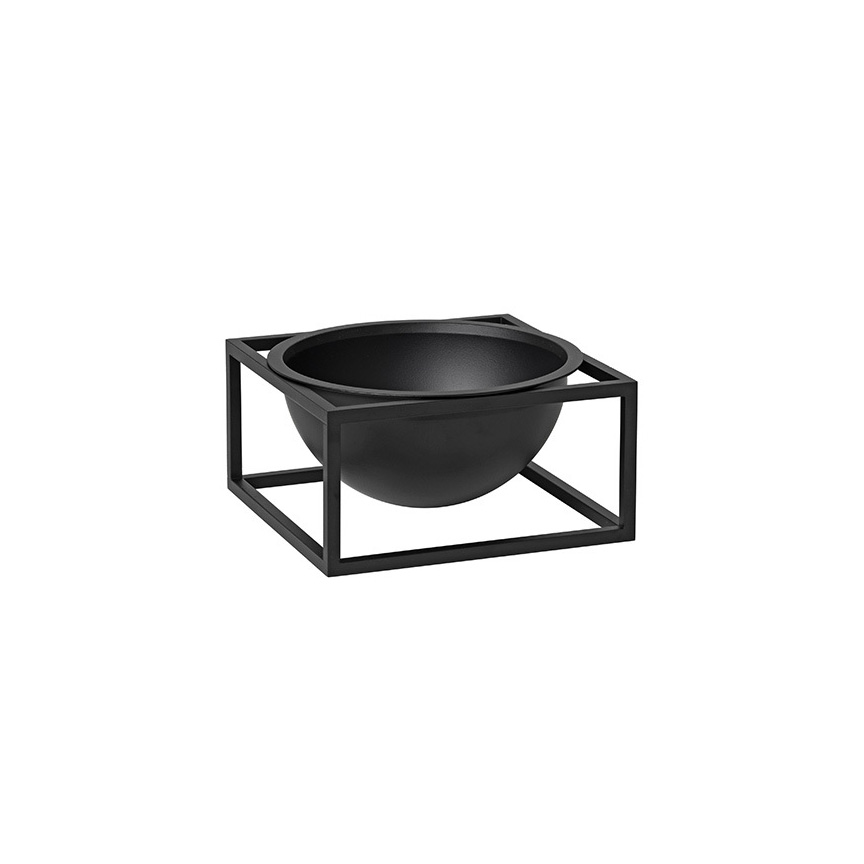 Audo Copenhagen/ byLassen Kubus ボウル、S、黒 Kubus Bowl Centerpiece – Danish Design Store