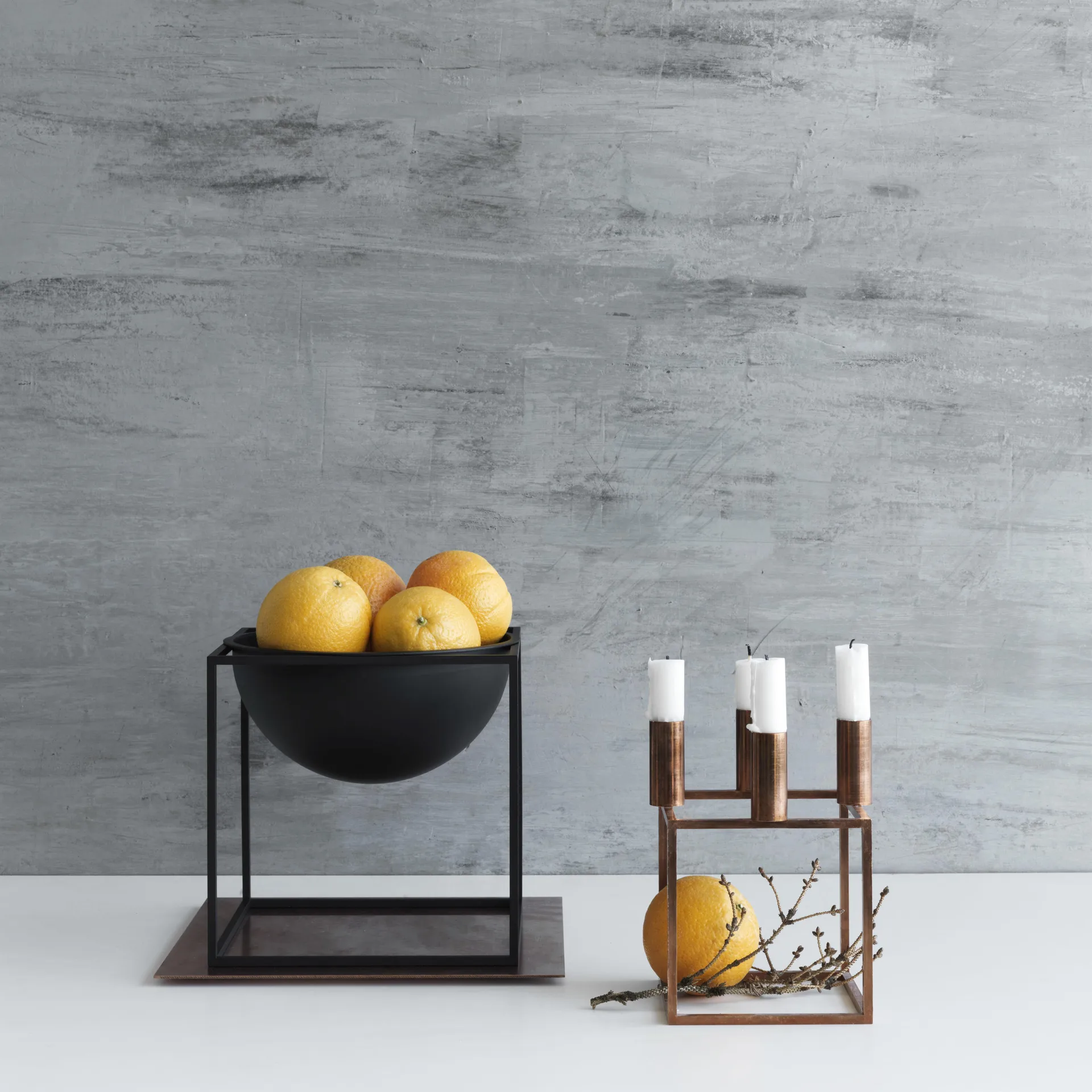 Kubus skål stor, svart Audo Copenhagen