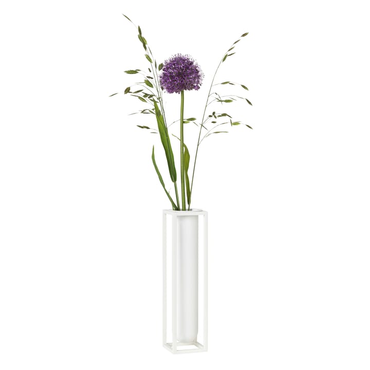 Kubus vase Flora, hvit Audo Copenhagen