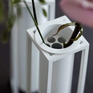 Kubus vase Flora - hvit - Audo Copenhagen