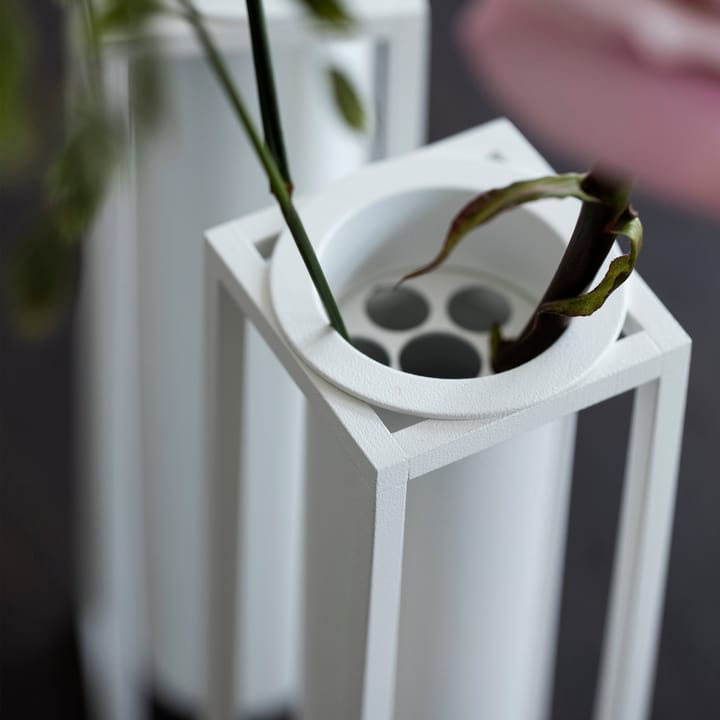 Kubus vase Flora, hvit Audo Copenhagen