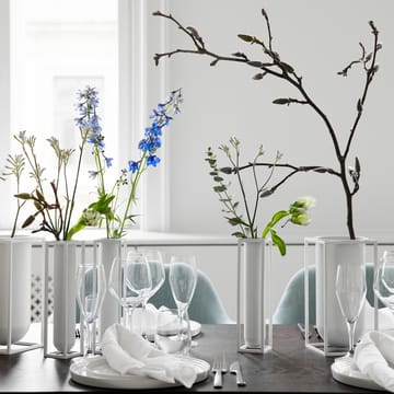 Kubus vase Flora - hvit - Audo Copenhagen