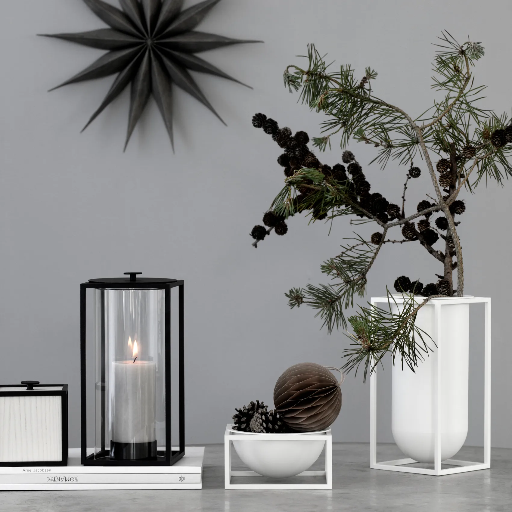 Light'In telysestake, Svart Audo Copenhagen