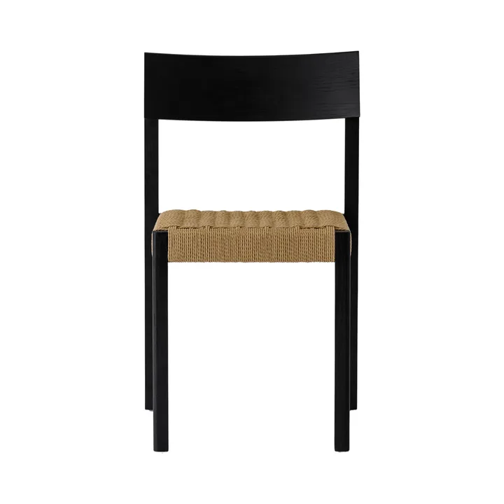 Mauro stol - Black oak-paper cord - Audo Copenhagen