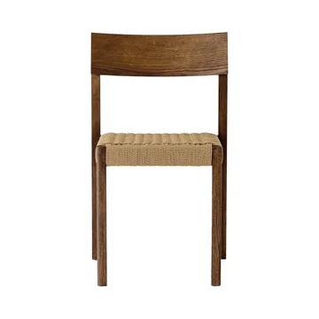 Mauro stol - Dark stained oak-paper cord - Audo Copenhagen