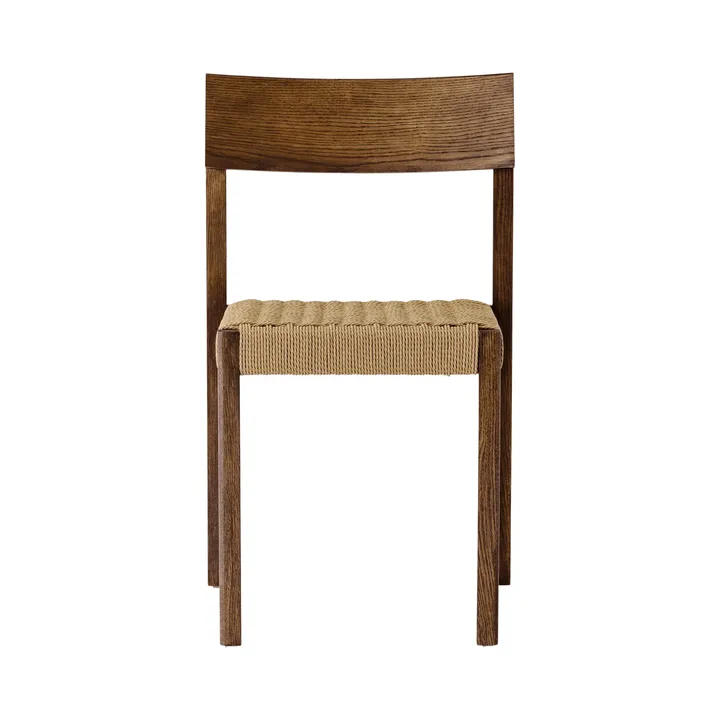 Mauro stol - Dark stained oak-paper cord - Audo Copenhagen