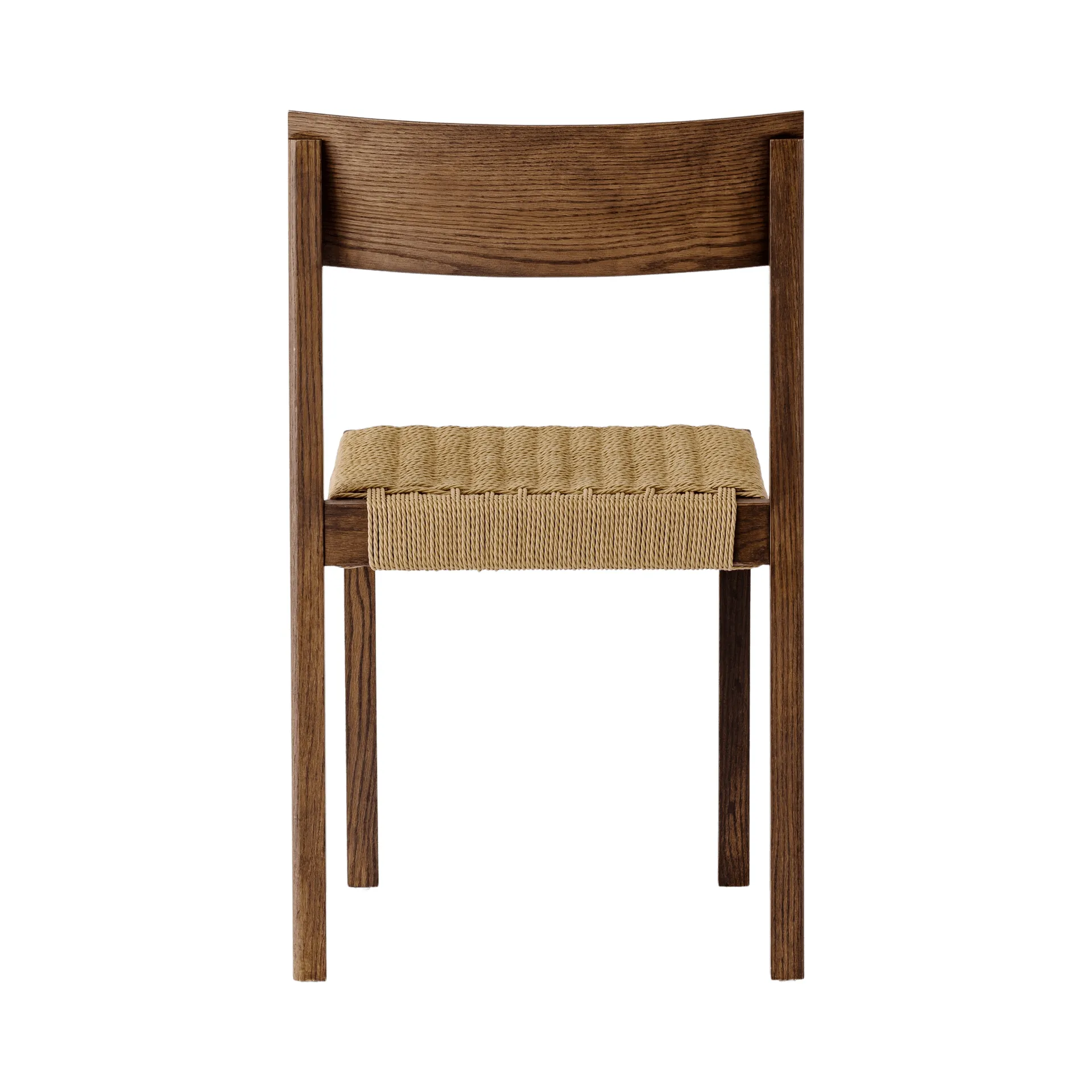Mauro stol, Dark stained oak-paper cord Audo Copenhagen
