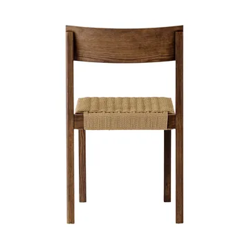 Mauro stol - Dark stained oak-paper cord - Audo Copenhagen