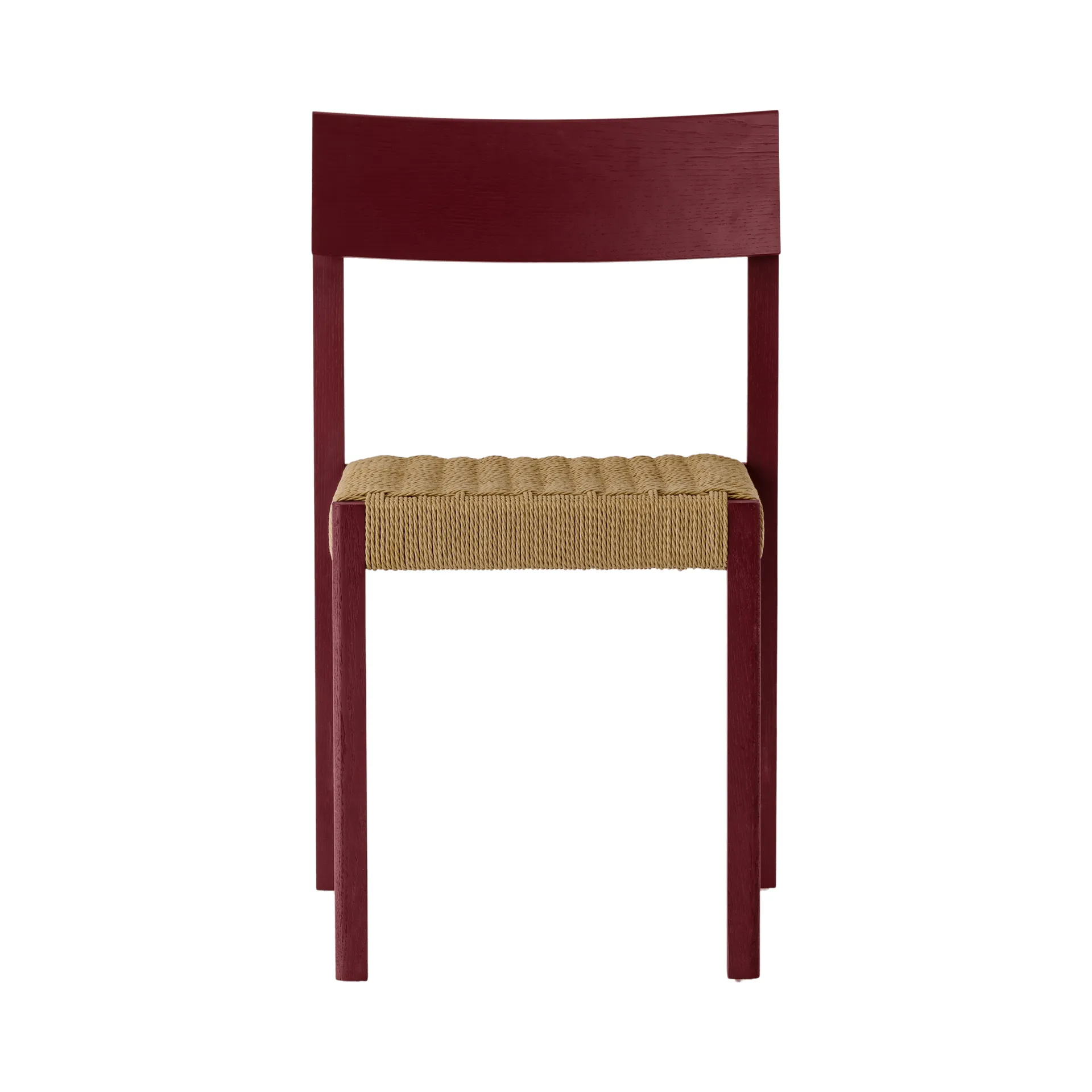 Mauro stol, French red oak-paper cord Audo Copenhagen