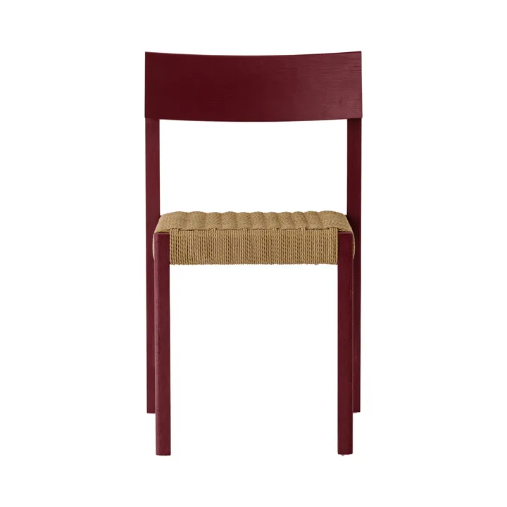 Mauro stol - French red oak-paper cord - Audo Copenhagen