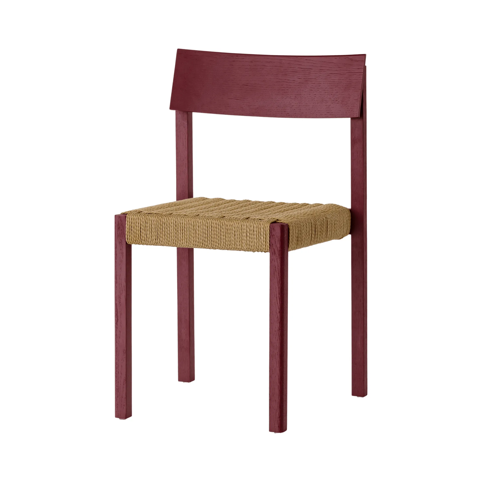 Mauro stol, French red oak-paper cord Audo Copenhagen