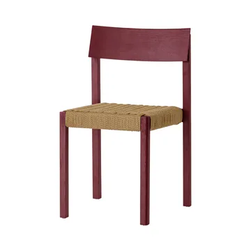 Mauro stol - French red oak-paper cord - Audo Copenhagen