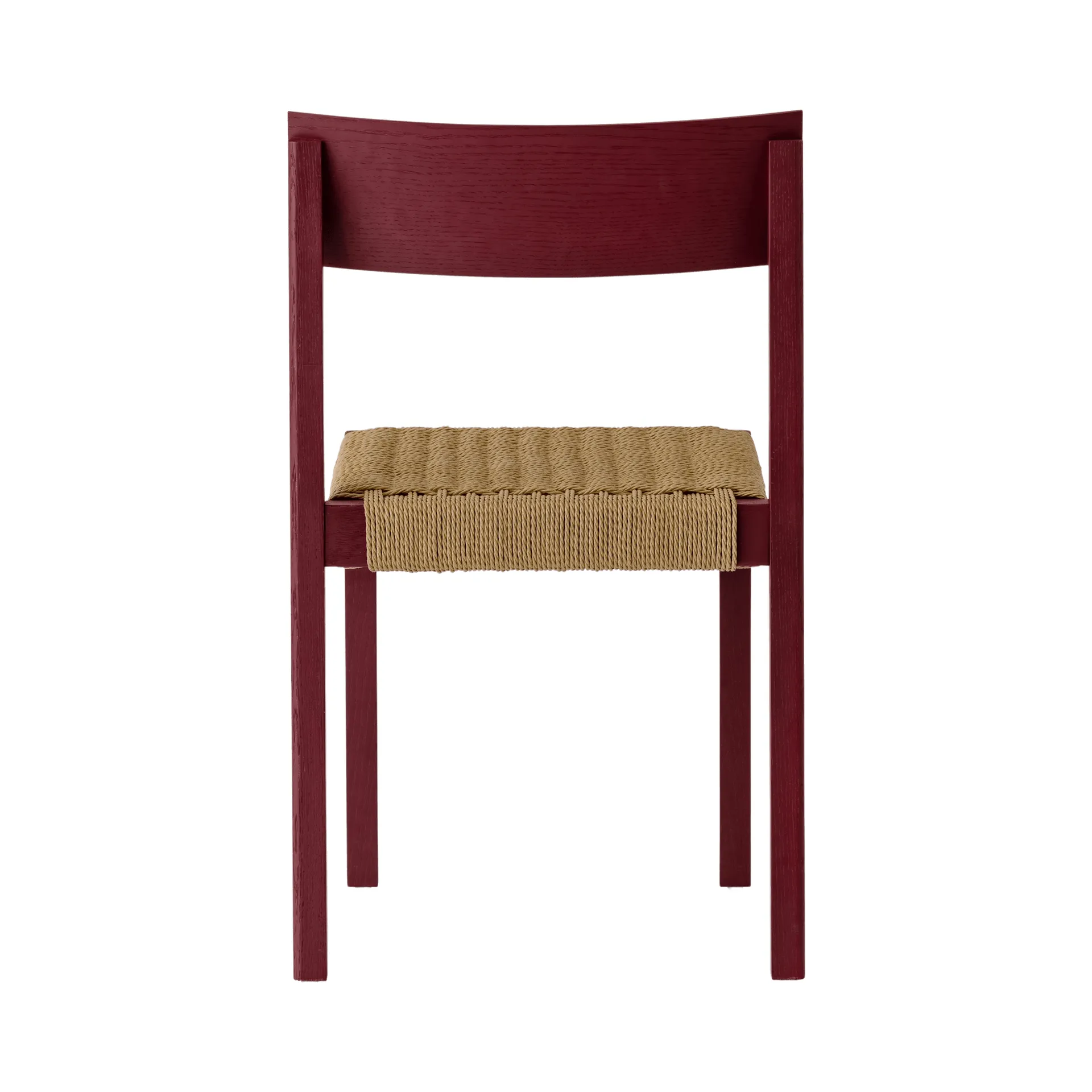 Mauro stol, French red oak-paper cord Audo Copenhagen