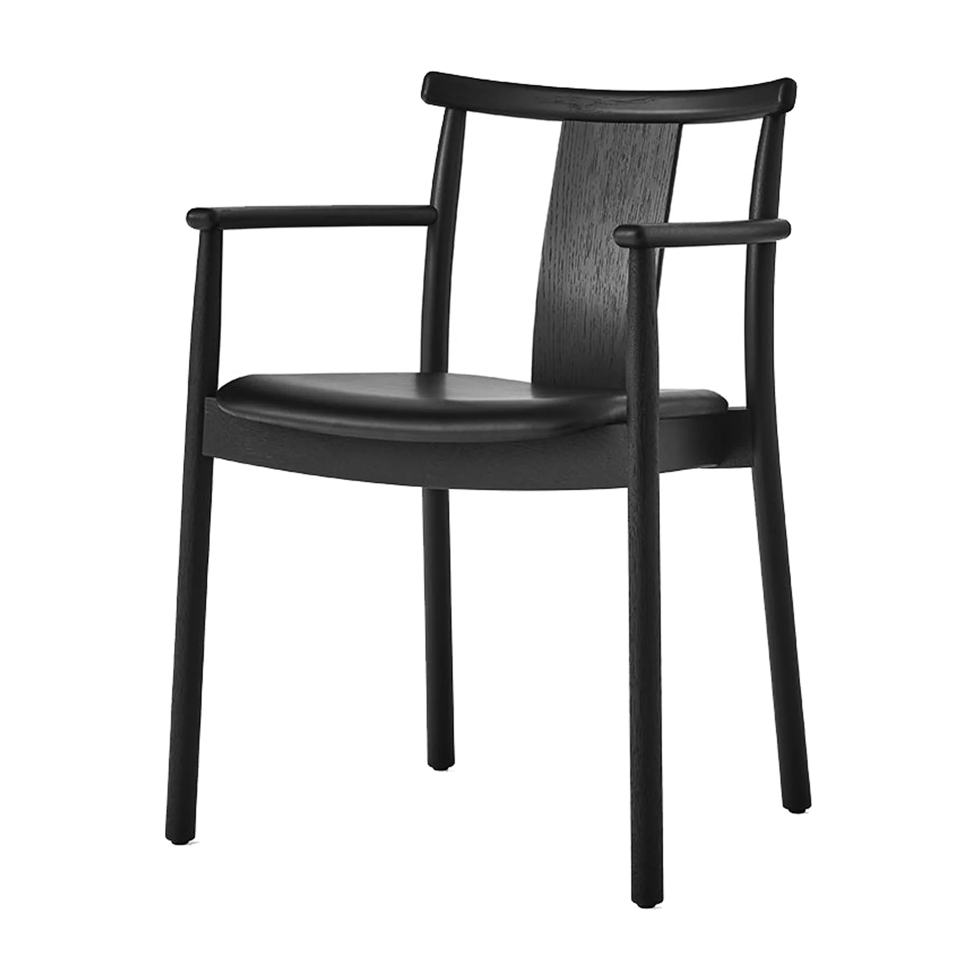 Merkur karmstol med sittepute, Black-Dakar 0842 black Audo Copenhagen