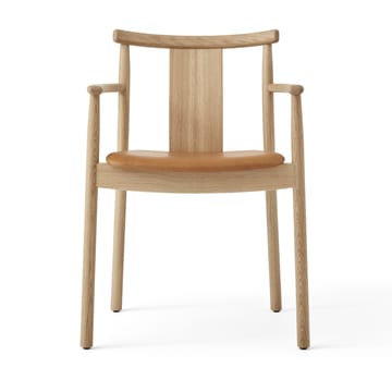 Merkur karmstol med sittepute - Oak- Dakar 0250 cognac - Audo Copenhagen