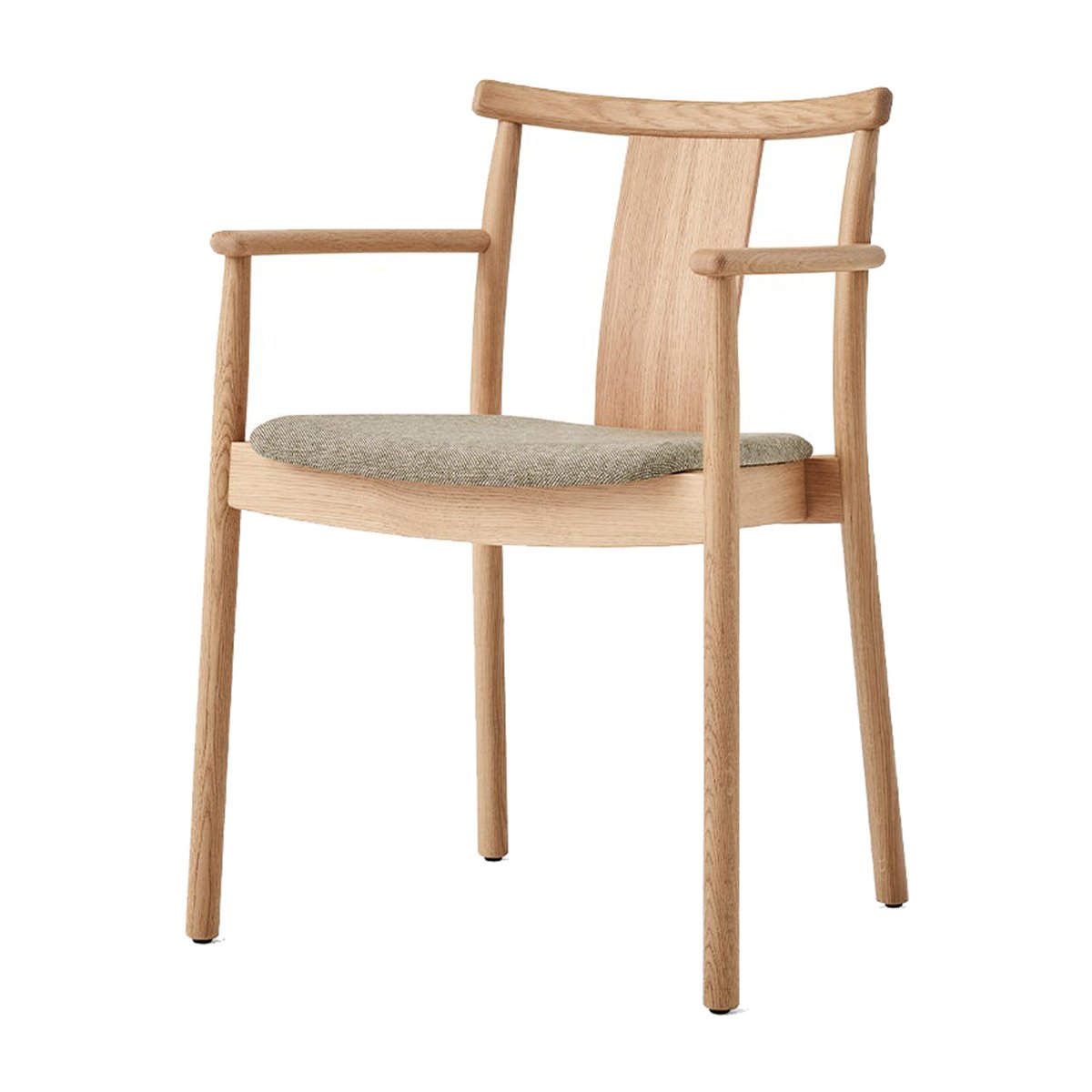Audo Copenhagen Merkur karmstol med sittepute Oak-Hallingdal 0200 beige