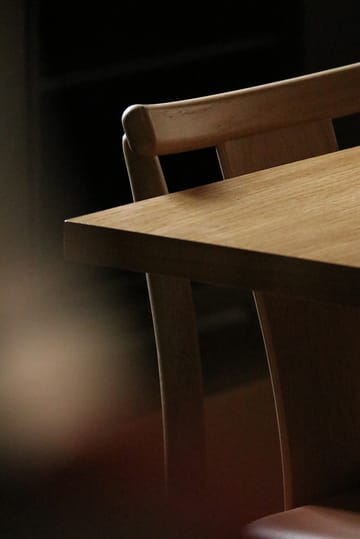 Merkur stol med sittepute - Oak- Dakar 0250 cognac - Audo Copenhagen