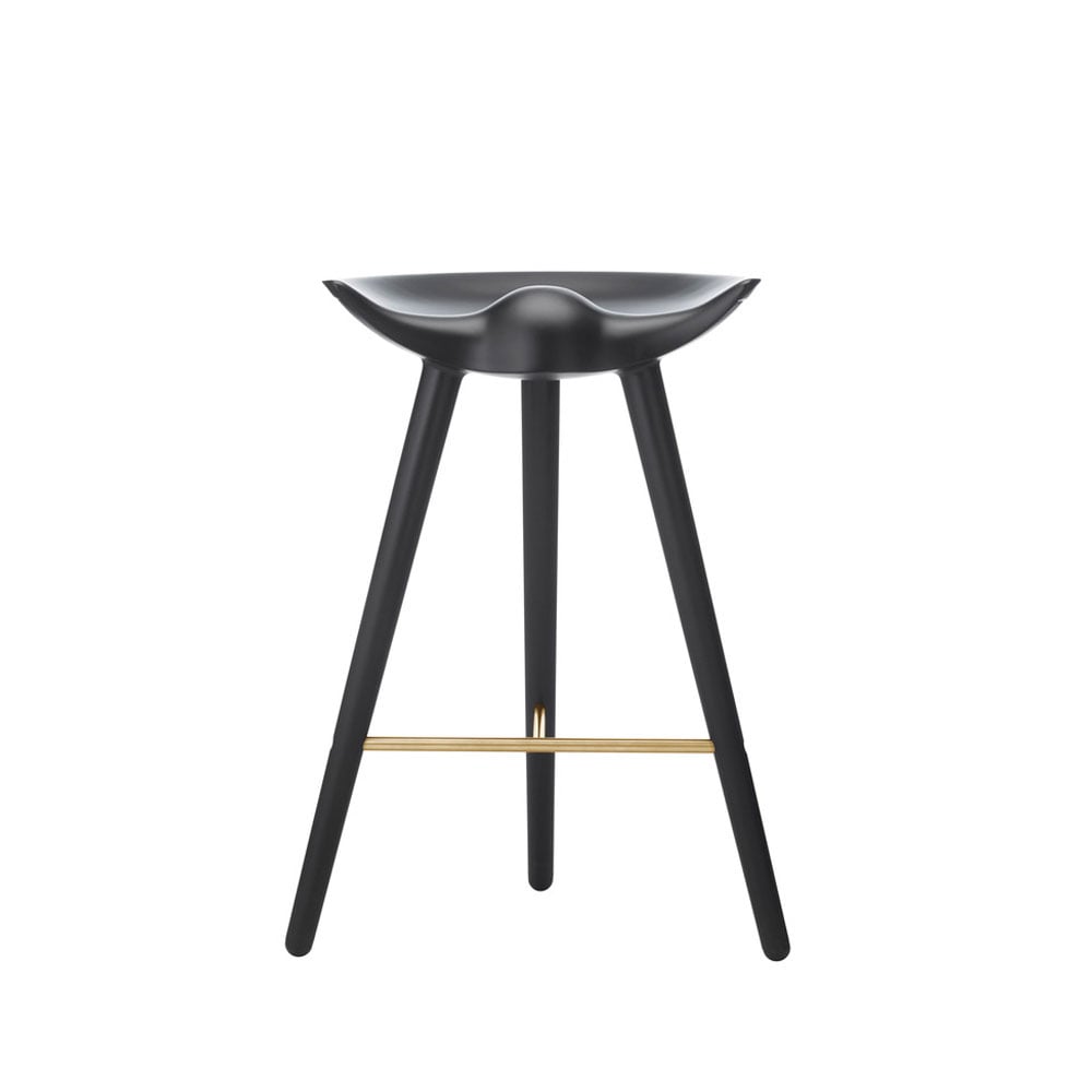 Bilde av Audo Copenhagen ML 42 barkrakk black stained beech brass