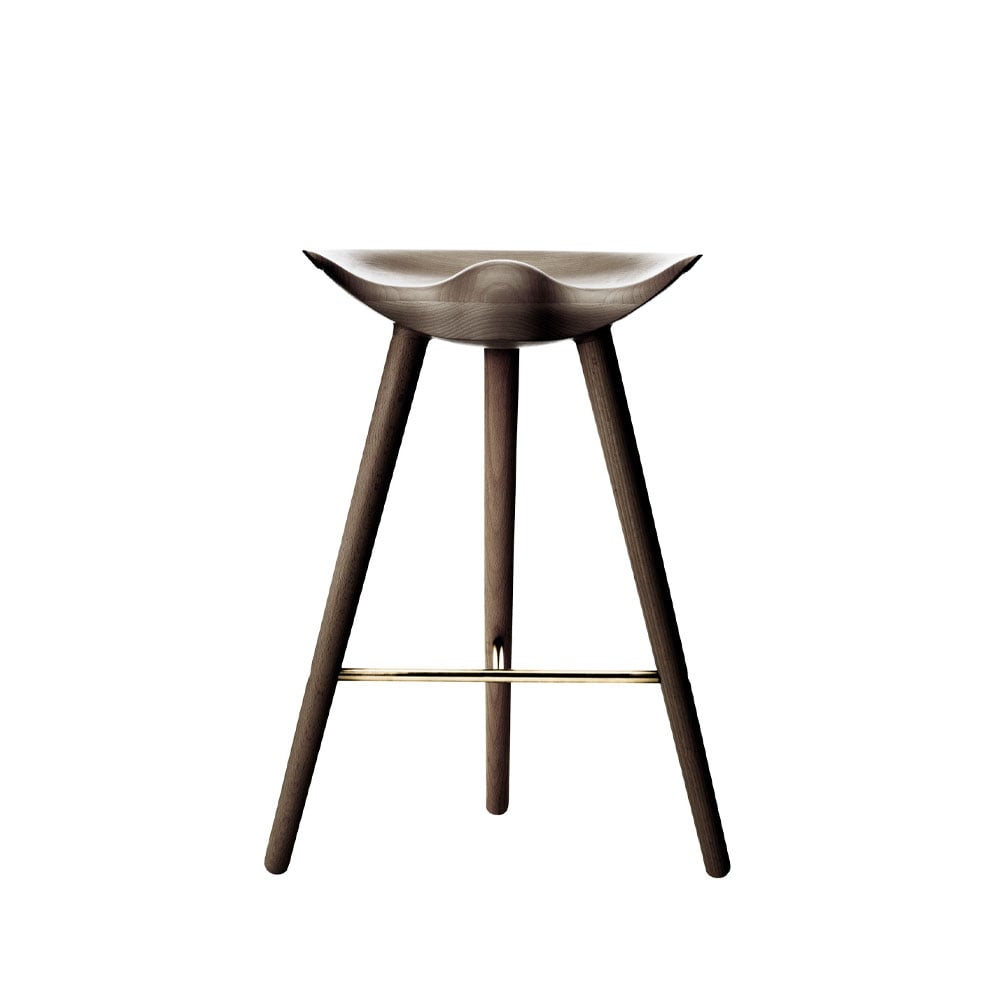 Audo Copenhagen ML 42 barkrakk brown oiled oak, brass