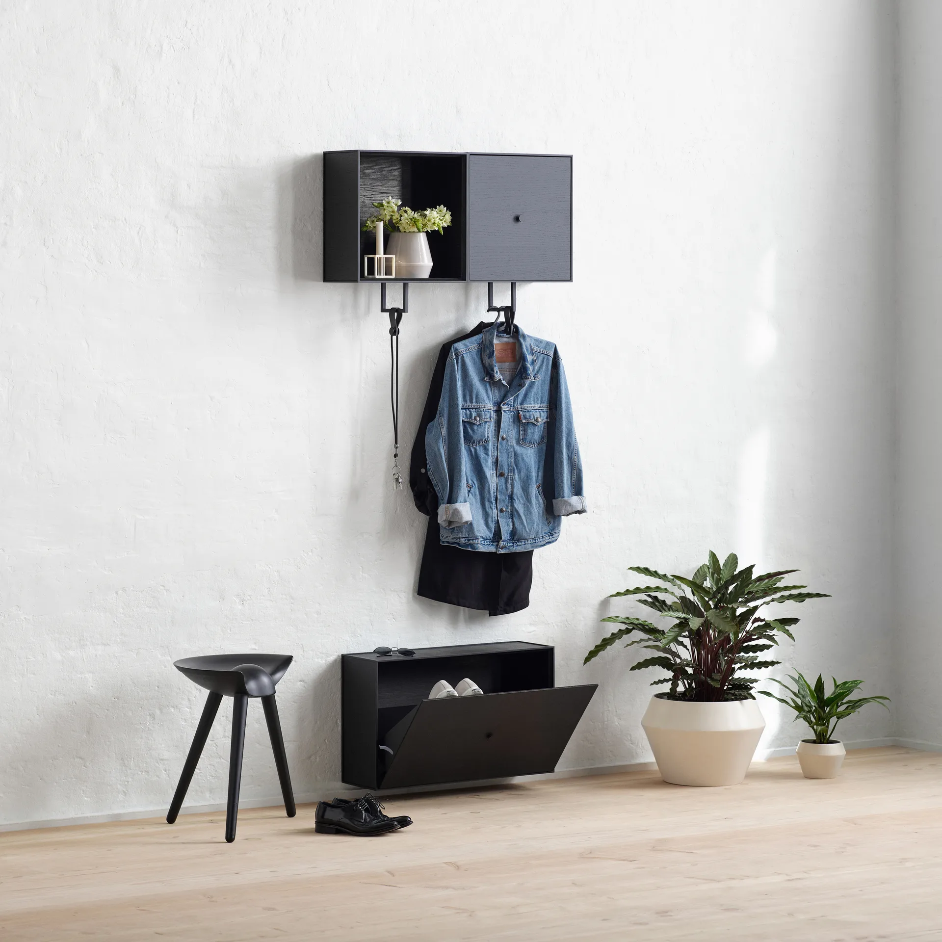 ML42 krakk 48 cm, Svartbeiset bøk Audo Copenhagen